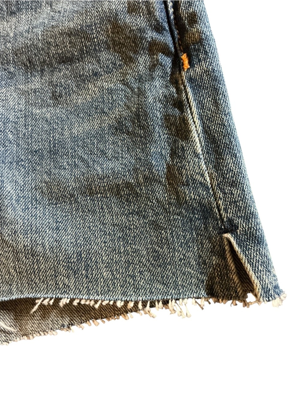 Re/Done NWT  50s Cutoff Denim Shorts In Ranchito IN Sz 26 - Picture 10 of 10